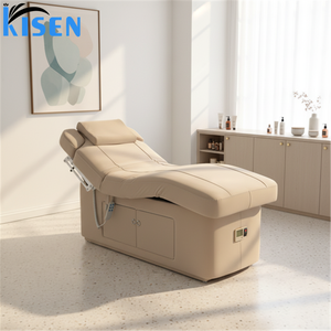 <span class=keywords><strong>Lit</strong></span> de beauté électrique moderne à 2 moteurs, réglable, pour SPA, extensions de cils, tatouage, massage, soins du visage, pour salon de beauté, avec options de chauffage - Product Image 1