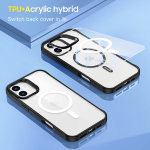 Oem Biểu Tượng Mô Hình Tùy Chỉnh Rõ Ràng Có Thể Tháo Rời Cover Quay Lại UV Có Thể In Không Dây Sạc Điện Thoại Trường Hợp Đối Với <span class=keywords><strong>iPhone</strong></span> 17 16 Pro Max - Product Image 4