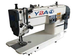 YBAO New Flat-<b>Bed</b> Industrial Direct Drive <b>Double</b> Needle Triple Compound Feed Heavy Duty Lockstitch Sewing Machine for - Product Image 3