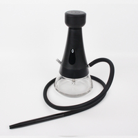Chicha électronique rechargeable de luxe de haute qualité, ensemble de chicha écologique, mini portable, écran LED, acier inoxydable, personnalisable