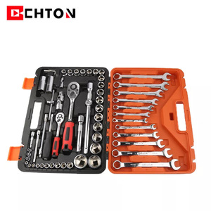 CHTON 61 Pc Car Ratchet Wrench <b>Set</b> Socket Wrench <b>Screwdriver</b> <b>Bits</b> Automotive Repair Tool Kit Hand Tool Chromium Vanadium Steel - Product Image 3