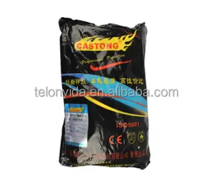 CASTONG Good Quality Short Grey And Yellow Grade B/C Cotton And Cow Split Leather Welding Gloves For Industrial Welding