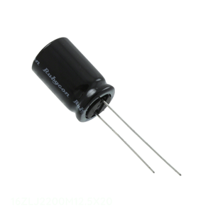 Condensateur original CAP ALUM 2200UF 20% 16V RADIAL à montage traversant 2200 uF 16ZLJ2200M12.5X20 - Product Image 1