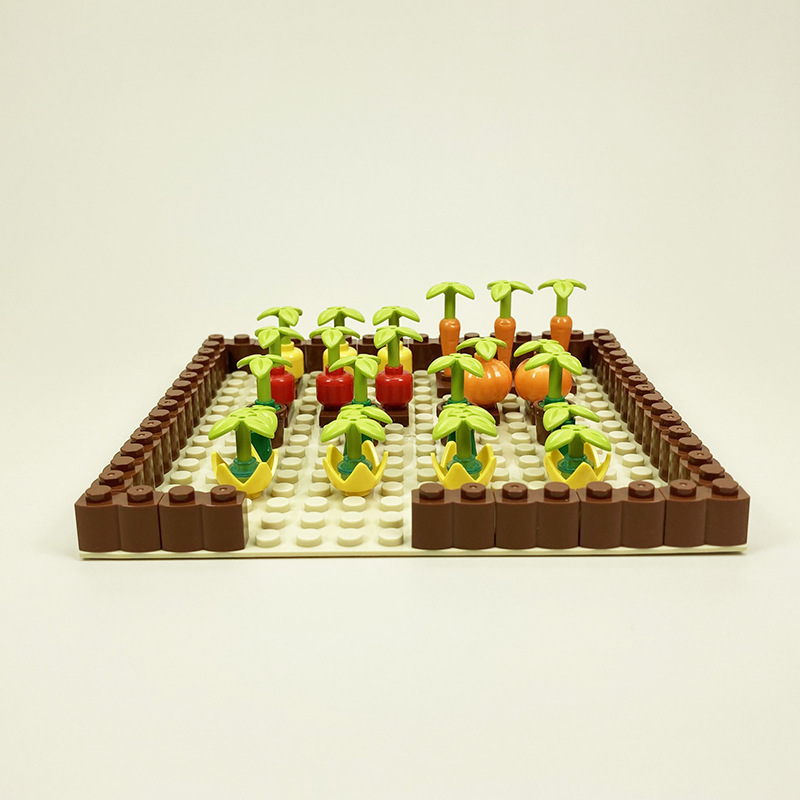 Seedling base with paper drawings