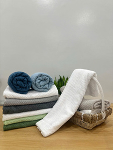 Direct Supply Manufacturer's <b>Large</b> Plaid Cotton <b>Bath</b> <b>Towel</b> Skin-Friendly Eco-Friendly Quick-Dry Travel Use Favorable Price for - Product Image 3