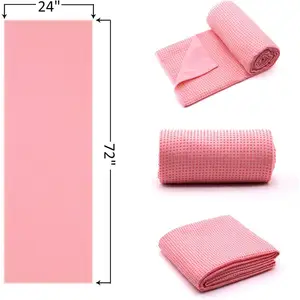 custom eco friendly anti slip mirco fiber yoga mat towel