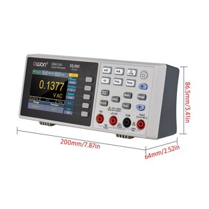 Owon XDM1241 Multimètre numérique universel rechargeable 55000 points haute précision True RMS 79556 - Product Image 2