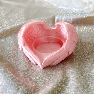<b>Angel</b> <b>Wing</b> Heart <b>Candle</b> Holder Flameless Led Light Creative Decor For Bedroom Living Room Gift - Product Image 4