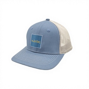 Casquette Trucker Richardson 112 Performance Y2K en coton à 6 panneaux avec broderie 3D personnalisée OEM, patch en cuir et tissu éponge, fermeture snapback en maille - Product Image 3