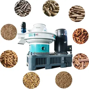 Complete Wood Pellet Production Line/Vertical ring die wood pellet making machines for sale