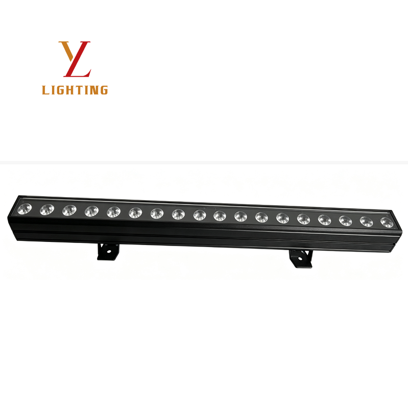 18PCS 10W RGBW 4IN1 Pixel Control Running Wall Washer Light 180W 40° Beam Angle DMX512 Stage Lighting