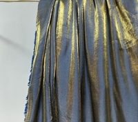 Kain Satin Rayon Emas Iridescent Lembut Ramah Kulit untuk Hanfu, Pakaian Formal, Pembungkus Kado, dan Menjahit Pakaian