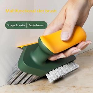 Hot Sell V Shape Plastic Bathroom Corner Scrubber Toilet Household Kitchen Crevice Floor <strong>Hand</strong> Hold Gap Cleaning <strong>Brush</strong> - Product Image 1