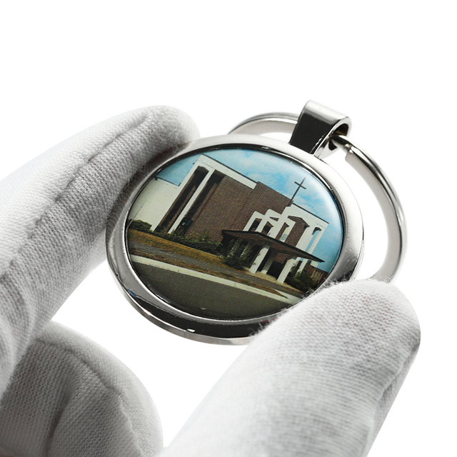 Manufacture Custom Keychain Stainless Steel Zinc Alloy Epoxy Sublimation Photo Keyring Keychain Blank Keychains