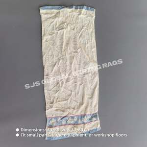 Chiffons en coton pur multi-usages colorés pour le nettoyage, l'entretien des ateliers de fabrication - Product Image 3