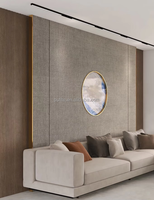 Panneau mural WPC sur mesure pour chambre à coucher, salon, résistant au feu, design marbre