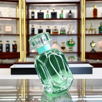 Flacon pulvérisateur vide en verre transparent de type pression, carré, pour cosmétiques, avec pompe de pulvérisation sérigraphiée, 100 pièces, pour mascara et shampoing