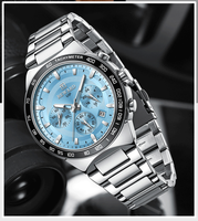 Montre pour homme, bijoux, bracelet en acier de luxe, logo personnalisé, 50 pièces, montre de qualité, montre à quartz pour homme, OEM