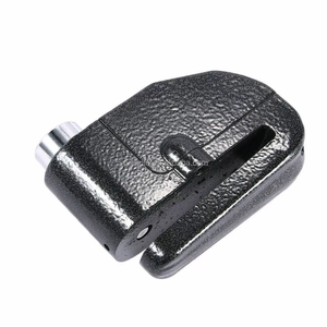 Blocco a disco di allarme da 7mm Set di blocco del freno a disco antifurto per bicicletta moto nero nuovo - Product Image 5