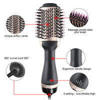 2025 Ionic Electric Automatic Rotating Hot Air Brush Diffuser Nozzle DC Motor Plastik Untuk Penggunaan Luar Ruangan Hotel Rumah Tangga RV - Kualitas Salon