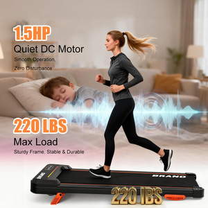 Caminadora Inclinable Profesional con Motor Silencioso de Corriente Continua y Estructura Resistente para Oficina - Product Image 5