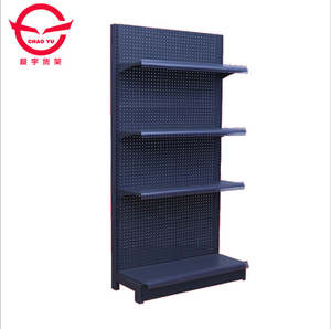 Tuỳ Chỉnh Gondola Kệ Kim Loại Siêu Thị Kệ Hiển Thị Đơn Vị Cuối Kệ Siêu Thị - Product Image 4