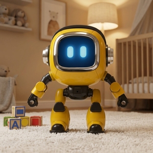 DeepSeek, un jouet robotique intelligent à intelligence artificielle, offre des fonctions de dialogue interactif contrôlé par la voix pour une éducation précoce personnalisée aux langues. - Product Image 1