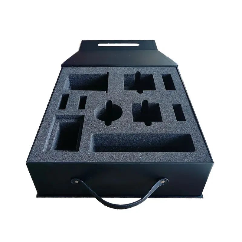 Espuma de corte personalizada con agujero troquelado Espuma de embalaje de polietileno a prueba de golpes de alta densidad para embalaje protector