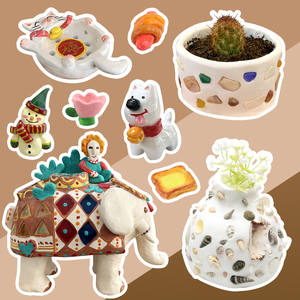 Juego de cerámica profesional DIY, envasado al vacío no horneado, arcilla moldeadora secada al aire para diversión creativa - Product Image 4