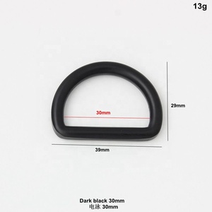 2023 Vòng Chữ <span class=keywords><strong>D</strong></span> Màu Đen Mờ Kim Loại Nolvo World 5 Cỡ 13Mm 15Mm 19Mm 25Mm 30Mm Khóa Vòng Chữ <span class=keywords><strong>D</strong></span> Cho Túi Ba Lô - Product Image 6