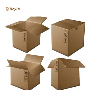 골판지 정사이즈 모양 포장 상자 이동 상자 하이 퀄리티 이중 벽 상자