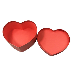 Cajas de Regalo de boda de Chocolate, venta al por mayor, Cajas de Regalo vacías de lujo con forma de corazón de amor rojo de Navidad con cinta - Product Image 3