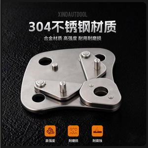 Conector de Seguridad de Acero Inoxidable Xinda, Divisor Direccional Continuo para Equipos de Escalada en Vía Ferrata - Product Image 3