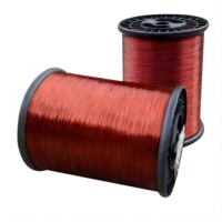 Fil de cuivre émaillé en aluminium pour bobinage de bobines magnétiques ECCA de 0,2 à 6,5 mm, vente en gros d'usine, pour moteurs et générateurs électroniques