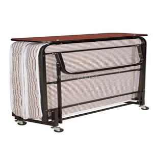 वयस्कों के लिए आधुनिक उच्च गुणवत्ता वाले एकल तह धातु बिस्तर 50 अतिरिक्त मोवेबल बेड पे बैग + कार्टन पैकेजिंग - Product Image 6