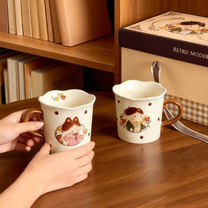 High Quality Wholesale Cute Cat <b>Ceramic</b> <b>Mug</b> Set <b>Ceramic</b> Cute <b>Mug</b> San Valentine Round Dot <b>Ceramic</b> Coffee <b>Mug</b> - Product Image 1