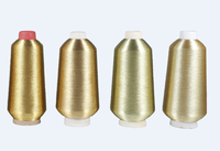 Fil métallique à haute ténacité en polyester de type ST, couleur MS ST-2, argent pur et or, pour machine à broder
