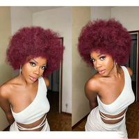 Cheveux humains brésiliens Remy Kinky Bulk Mavis de haute qualité, 22 pouces, non traités, vierges, double tirage, pour tresses afro volumineuses
