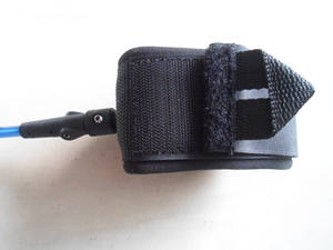 Corde en uréthane Double émerillons en acier inoxydable corde de laisse de planche de surf droite enroulée - Product Image 4