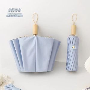 Folding Umbrella Large Size Manual Open Sun And Rain Protection For Students Back To School - Product Image 4