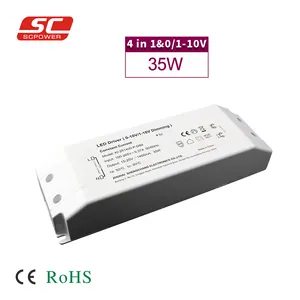SC LED 드라이버 36w 700ma pwm 정전류 0-10v 4 in 1 ip20 led 드라이버 전원 공급 장치