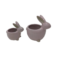 Pot à plantes succulentes en céramique en forme de hibou miniature, carré, pour la maison, le bureau, le jardin, écologique, durable