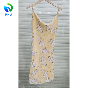 Vestido Maxi Estampado de Playa Sheines, Colores Mezclados, Cuello en V, Vestido Informal para <span class=keywords><strong>Mujer</strong></span>, Marca PKU - Product Image 4