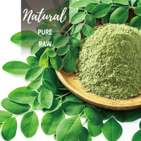 Poudre de feuille de Moringa pure personnalisée pour l'énergie naturelle et le bien-être quotidien