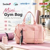 Sac de sport personnalisé pour femme, sac de yoga avec porte-bouteille, mini sac de sport, sac de voyage imperméable pour le sport, le yoga, le studio de fitness