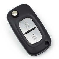 Boîtier de clé télécommande à 2 boutons VA2T, coque de clé de voiture