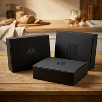 Boîte à pâtisserie sur mesure de luxe avec fenêtre pour gâteau, biscuit ou dessert français, emballage de boulangerie haut de gamme