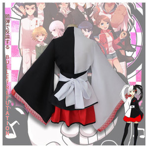 Disfraz de Cosplay de sanronpa para mujer, peluca de Cosplay de mujer, traje de abrigo y falda de Kuma, disfraces de Anime para chica de Halloween - Product Image 5