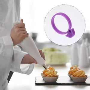 Silicone Retaining Rings C-Shape Multi Color For Butter Piping Baking Utensils - Product Image 3