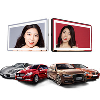 2021 nouveau produit noir/blanc Rechargeable batterie miroir voiture visière maquillage miroir quatre lumière latérale 60 pièces LED lumières miroir